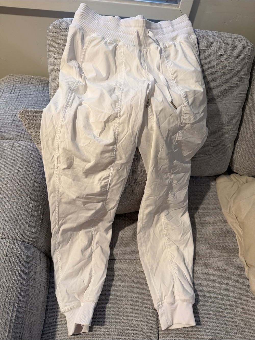 lululemon athletica White Lightweight Jogger Pants